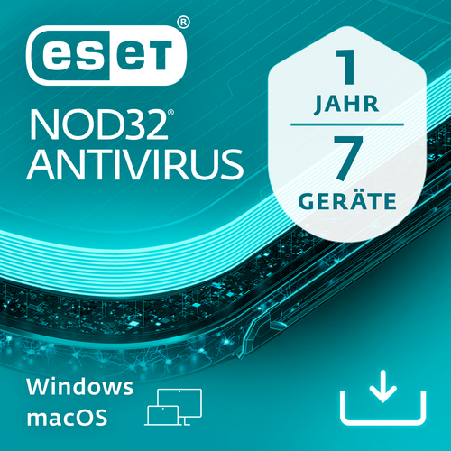 NOD32 Antivirus Verlängerung Lizenz   7 Computer 1 Jahr (Update) von ESET