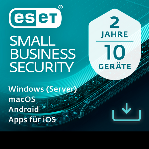 Small Business Security Vollversion Lizenz  10 Geräte 2 Jahre (Download) von ESET