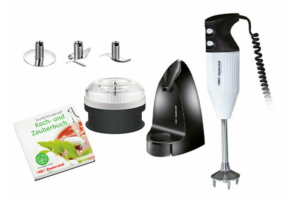 ESGE Stabmixer 99205 Edition Petticoat (Sicherheits-Twinschalter, ergonomisches Griffdesign, langlebiger, robuster AC-Motor, Made in Switzerland, Aufsteckzentrierung, Lebenslange Garantie, 180 Watt, Spiralkabel, inkl. Multimesser, Schlagscheibe, Fleisch- ESGE Stabmixer 99205 Edition Petticoat (Sicherheits-Twinschalter, ergonomisches Griffdesign, langlebiger, robuster AC-Motor, Made in Switzerland, Aufsteckzentrierung, Lebenslange Garantie, 180 Watt, Spiralkabel, inkl. Multimesser, Schlagscheibe, Fleisch- von ESGE