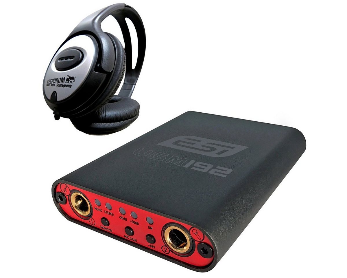 ESI -Audiotechnik ESI UGM192 USB-Interface + Kopfhörer Digitales Aufnahmegerät von ESI -Audiotechnik