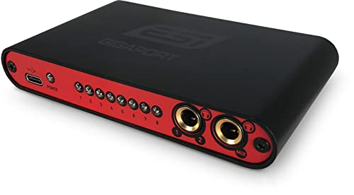 ESI GIGAPORT eX | Professionelles 24-bit / 192kHz USB-Audiointerface mit 8 analogen Ausgängen von ESI