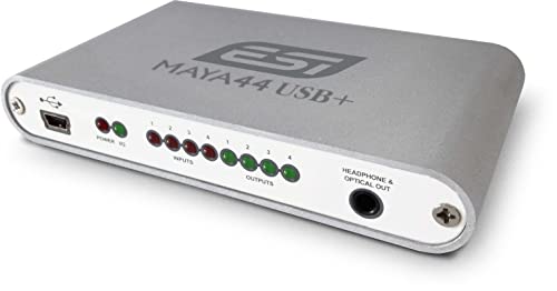 ESI MAYA44 USB+ | Portables USB-Audiointerface mit 4 Ein- und 4 Ausgängen von ESI