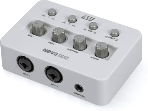 ESI Neva Duo | Professionelles 24-bit / 192 kHz USB Audio Interface von ESI