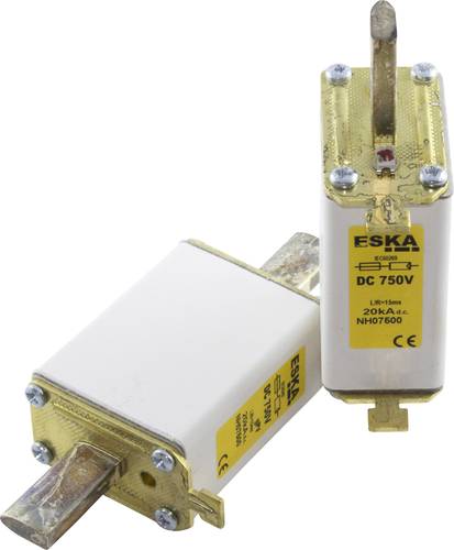 ESKA NH 0 750V DC 50A NH-Sicherung Sicherungsgröße = 0 50A 750 V/DC 1St. ESKA NH 0 750V DC 50A NH-Sicherung Sicherungsgröße = 0 50A 750 V/DC 1St. von ESKA