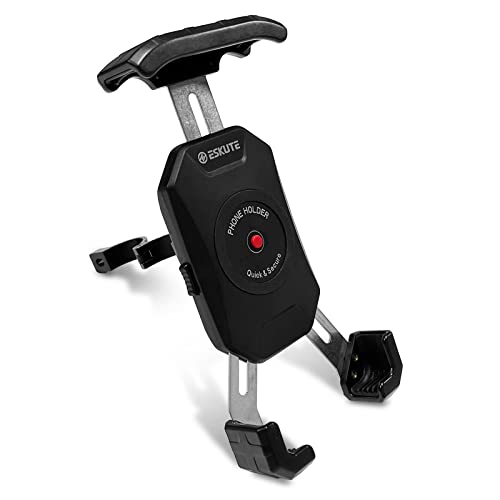 ESKUTE Handyhalterung Fahrrad Wasserdicht Handyhalter Lenker Handy Halterung Passend für 4-7 Zoll Smartphones von ESKUTE