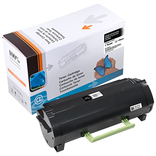 ESMONLINE 1 kompatibler DC Toner MS-MX-310 für Lexmark Lasergeräte Tonerkartusche Schwarz Ersatz für MS310d MS310dn MS410d MS410dn MS510dn MS610de MS610dn MS610dte 50F2H00 502H 50F2000 502 von ESMONLINE