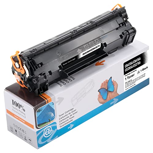 ESMONLINE 1 kompatibler Toner 35A / 36A CB435 A CB436 CE285 CE278 BK Black für Lasergeräte Tonerkartusche Ersatz für HP Laserjet P1005 P1006 P1102W MFP M 1120a, M 1120h, M 1120n, M 1120w, M 1120 von ESMONLINE