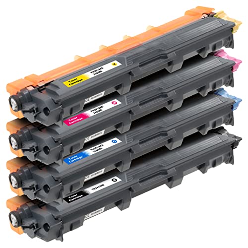 ESMONLINE 4 kompatibler Toner DC TN241 TN242 TN245 TN246 2500 Seiten für Brother Lasergeräte Tonerkartusche DCP 9020CDW 9017CDW MFC 9332CDW HL-3140CW 9022CDW MFC-9340CDW 9330CDW HL-3142CW BK C M Y von ESMONLINE