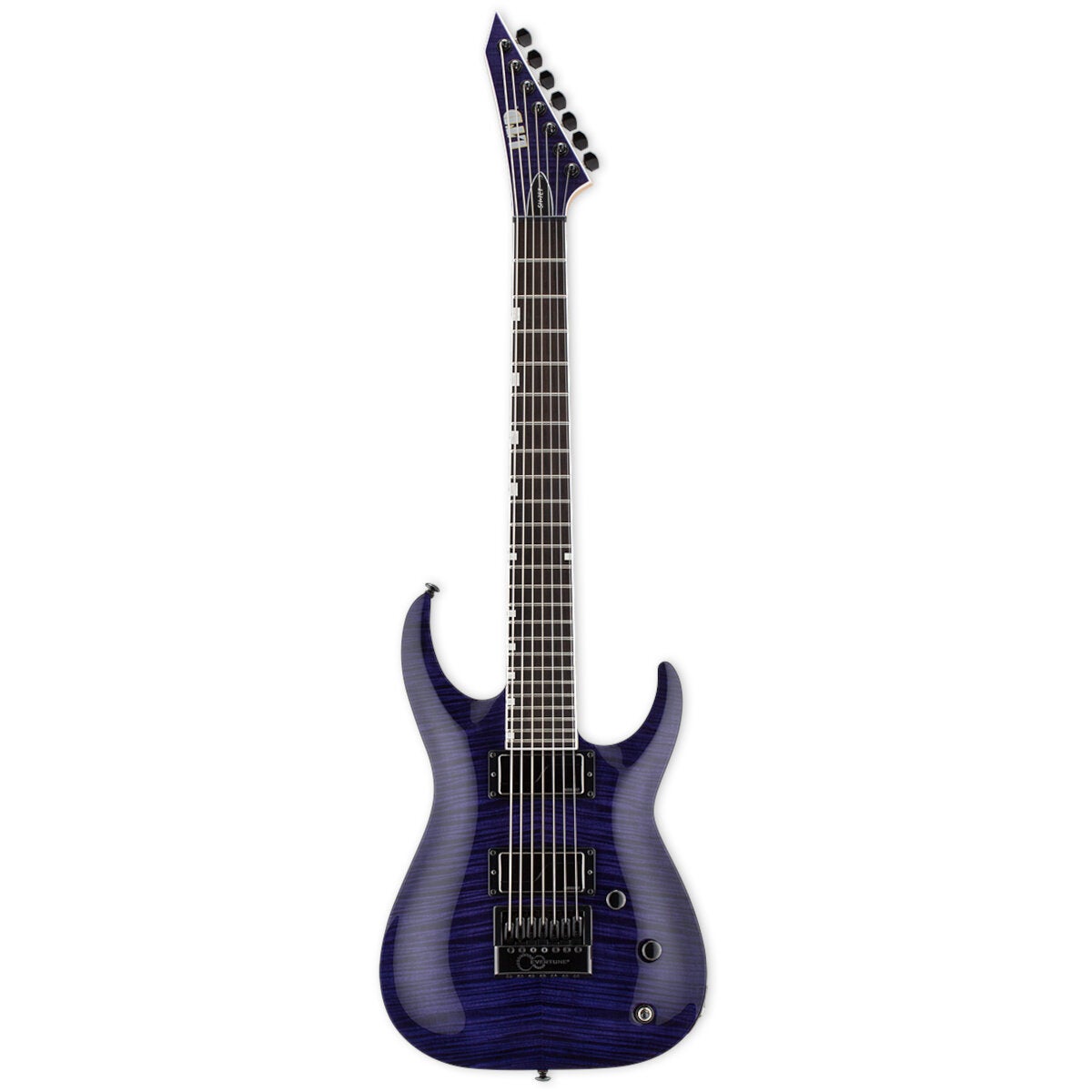 (B-Ware) ESP LTD SH-7 See Thru Purple Brian Head Welch Signature 7-String Electric Guitar with Case von ESP LTD