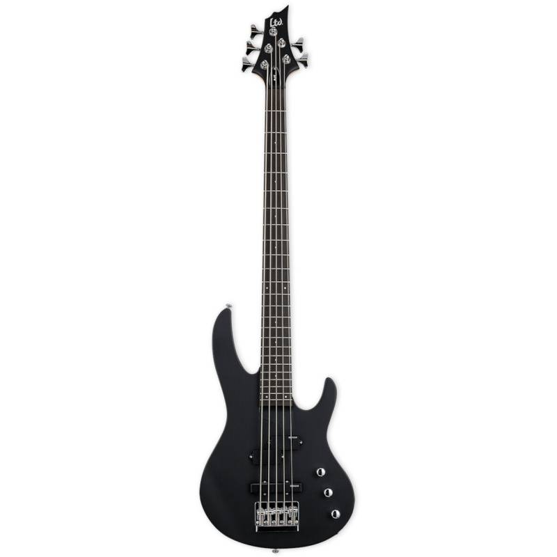 ESP LTD B-15 Kit 5-string bass guitar, Black Satin, with gig bag von ESP LTD