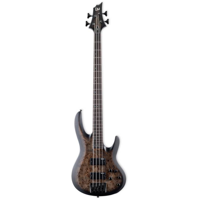 ESP LTD B-4 Ebony Charcoal Burst Satin Electric Bass Guitar von ESP LTD