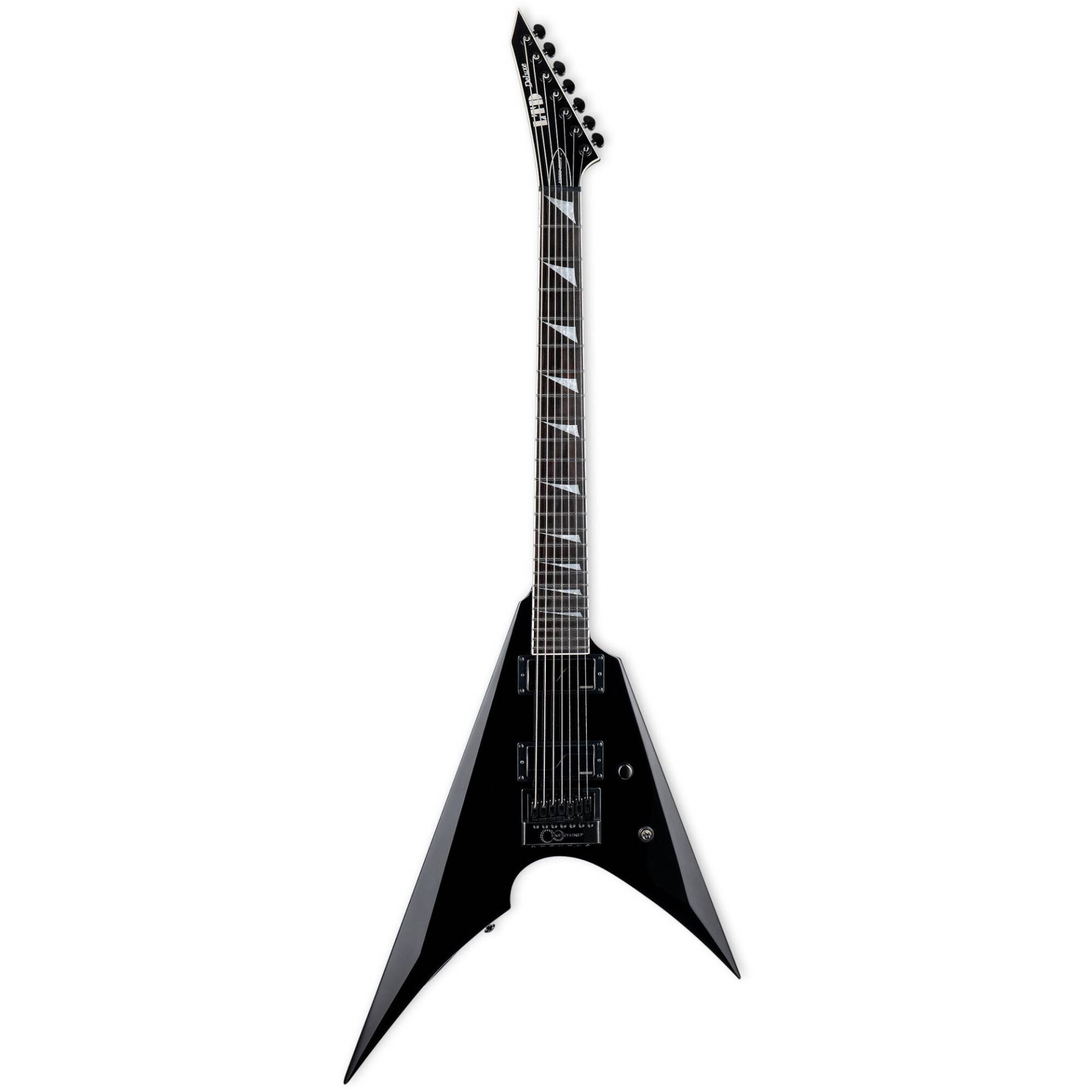 ESP LTD Deluxe Arrow-1007B Baritone EverTune Black 7-String Electric Guitar ESP LTD Deluxe Arrow-1007B Baritone EverTune Black 7-String Electric Guitar von ESP LTD
