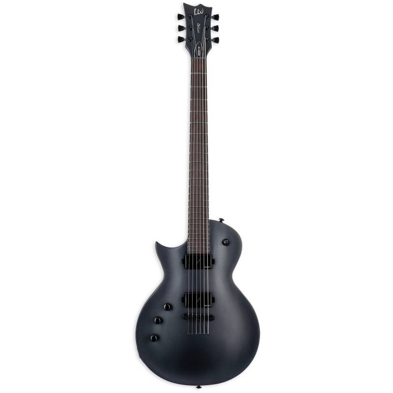 ESP LTD Deluxe EC-1000 Baritone Charcoal Metallic Satin Left-Handed Electric Baritone Guitar von ESP LTD