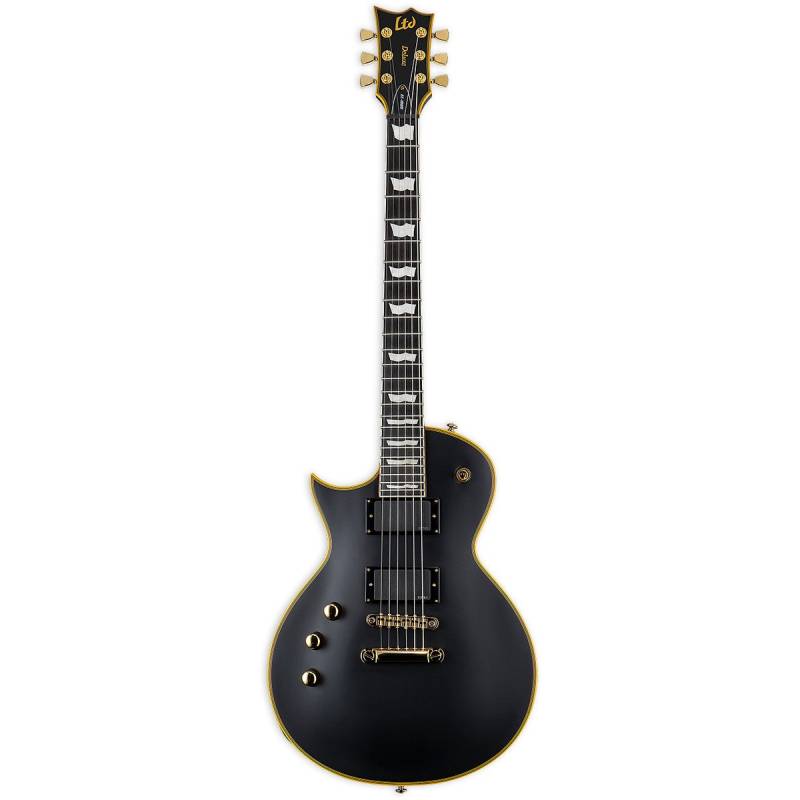 ESP LTD Deluxe EC-1000 EMG Vintage Black Left-Handed Electric Guitar von ESP LTD