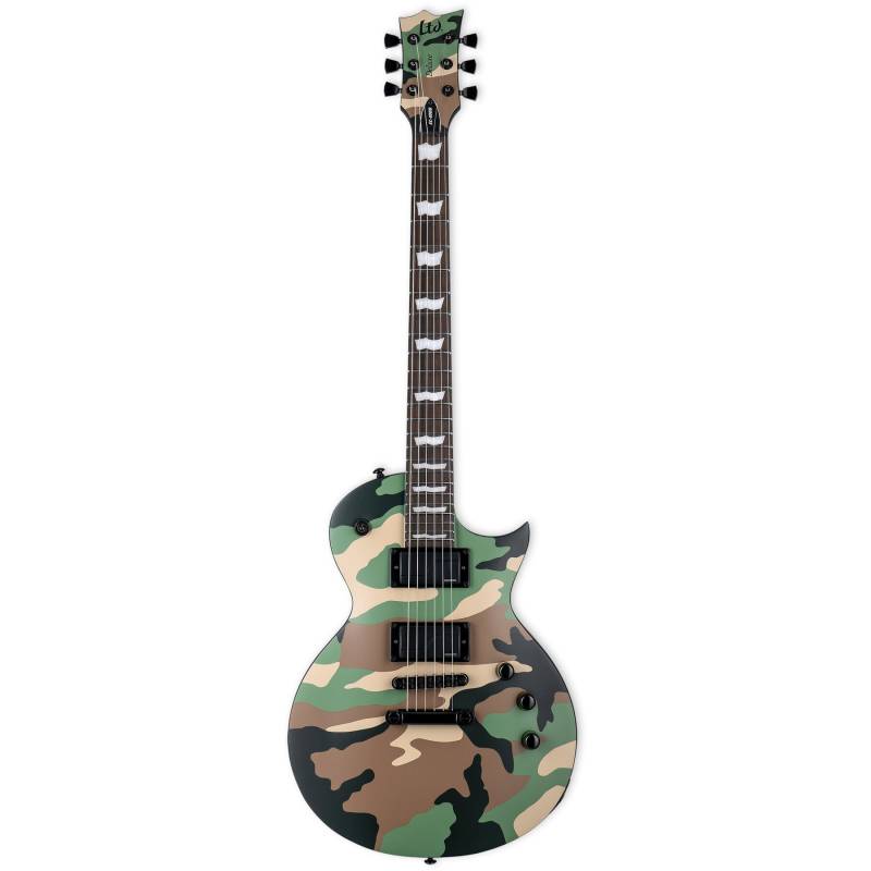 ESP LTD Deluxe EC-1000 Woodland Camo Satin Electric Guitar von ESP LTD