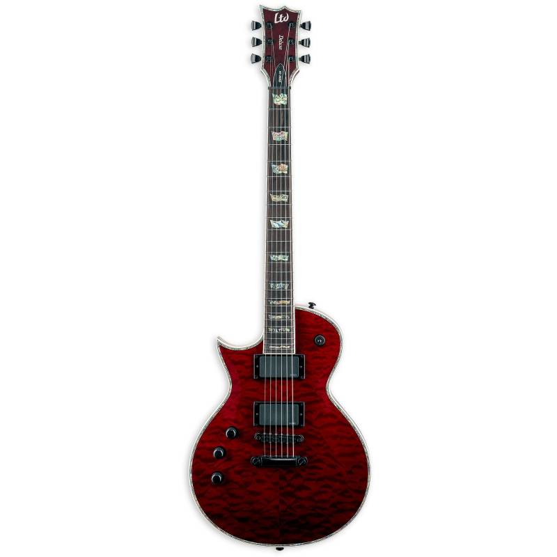 ESP LTD Deluxe EC-1000QM See Thru Black Cherry Left-Handed Electric Guitar von ESP LTD