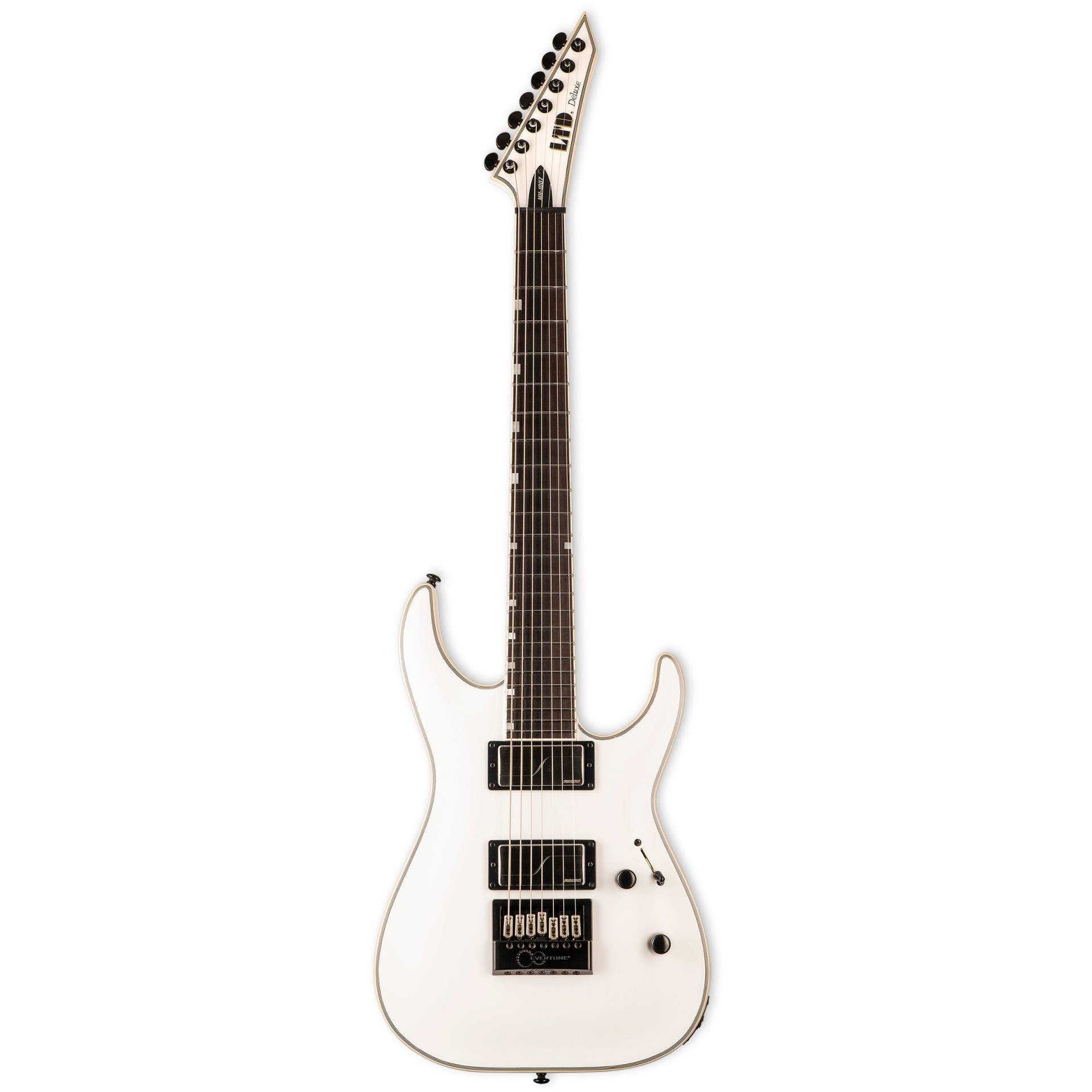 ESP LTD Deluxe MH-1007 EverTune Snow White 7-String Electric Guitar with Fishman Fluence Modern Pickups ESP LTD Deluxe MH-1007 EverTune Snow White 7-String Electric Guitar with Fishman Fluence Modern Pickups von ESP LTD