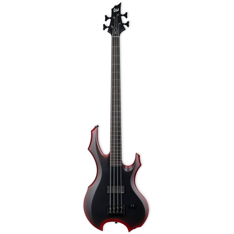 ESP LTD Fred Leclercq Signature FL-4 Black Red Burst Satin Electric Bass Guitar with Case von ESP LTD