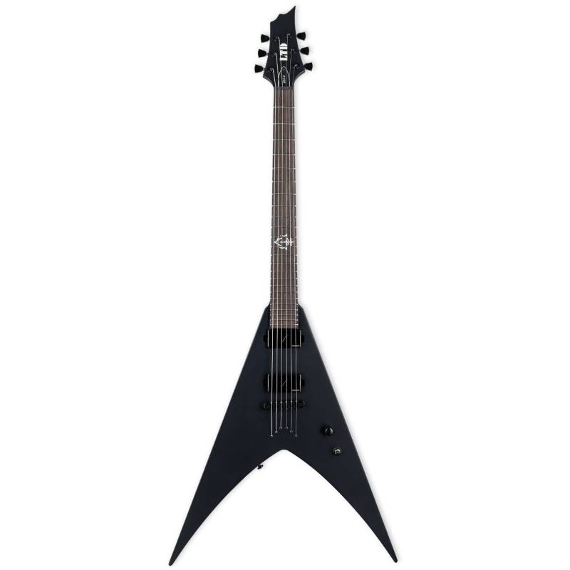 ESP LTD HEX-6 Black Satin Nergal Signature Electric Guitar with Case von ESP LTD