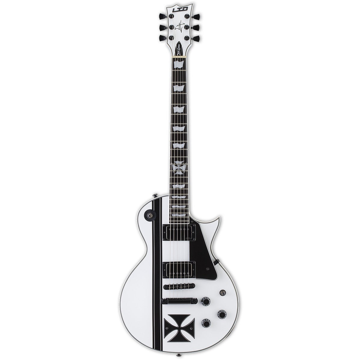 ESP LTD Iron Cross Snow White James Hetfield Signature with Case ESP LTD Iron Cross Snow White James Hetfield Signature with Case von ESP LTD