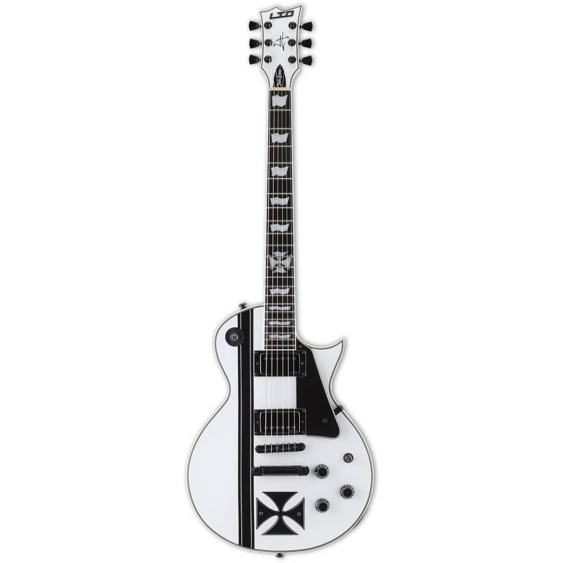 ESP LTD Iron Cross Snow White James Hetfield Signature with Case von ESP LTD