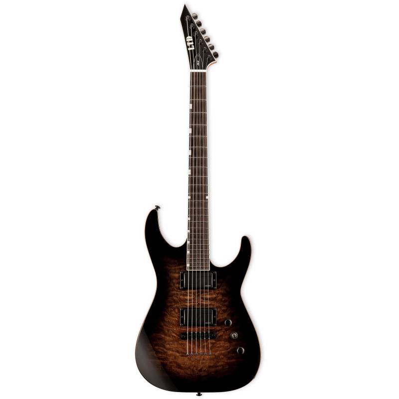 ESP LTD Josh Middleton Signature JM-II Black Shadow Brown Burst Electric Guitar with Case von ESP LTD