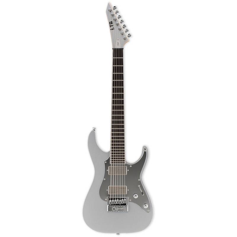 ESP LTD KS M-7 Evertune Metallic Silver Ken Susi Signature 7-String Electric Guitar with Case von ESP LTD