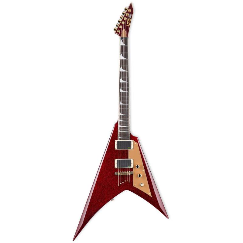 ESP LTD Kirk Hammett Signature KH-V Red Sparkle Electric Guitar with Case von ESP LTD