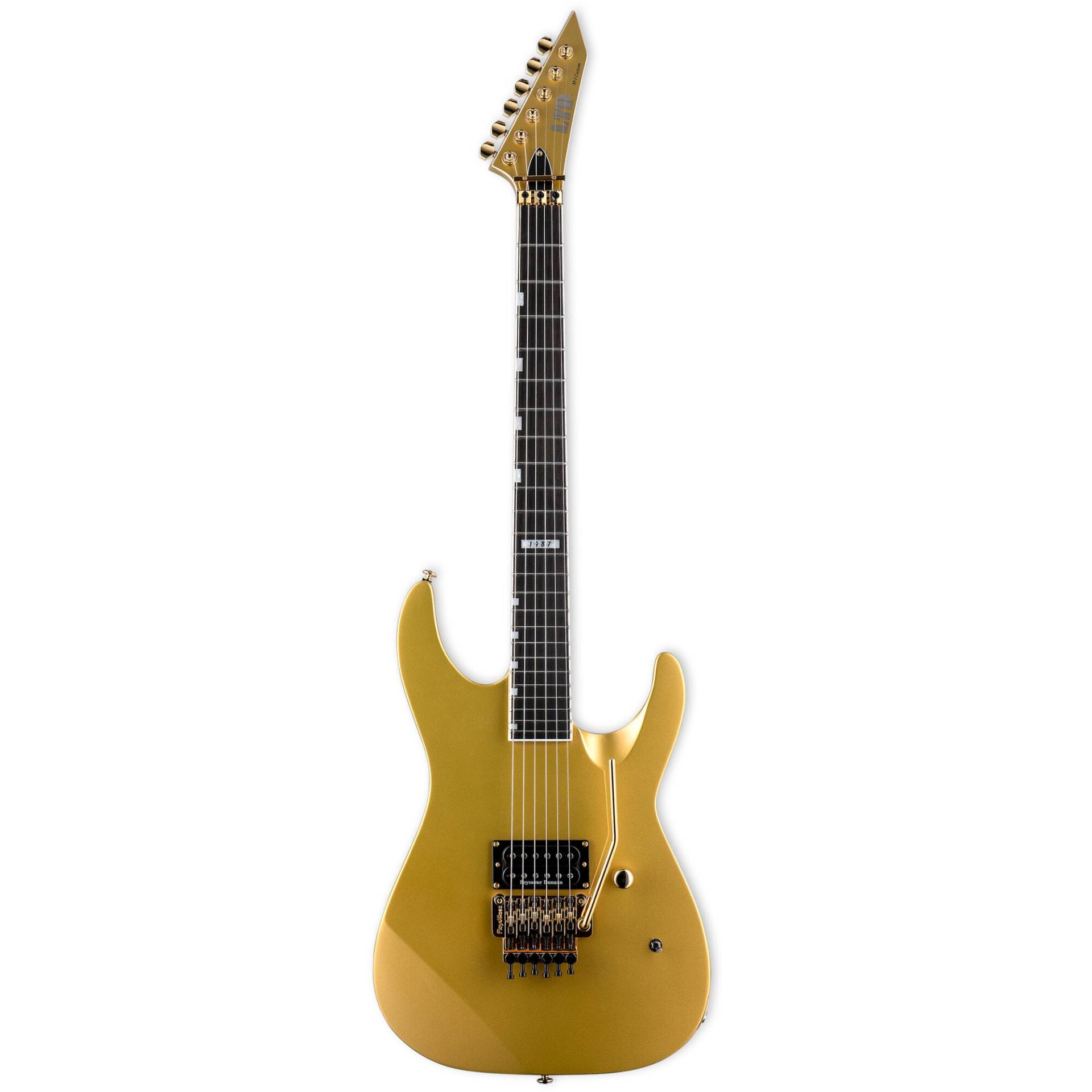 ESP LTD M-1 Custom '87 Metallic Gold with Non-Recessed Floyd Rose and EMG PA-2 Boost ESP LTD M-1 Custom '87 Metallic Gold with Non-Recessed Floyd Rose and EMG PA-2 Boost von ESP LTD