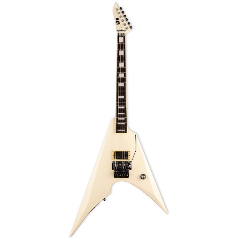 ESP LTD Mike Schleibaum Signature MSV-1 Arrow Olympic White Electric Guitar with Case von ESP LTD