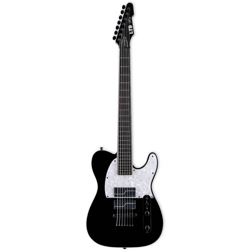 ESP LTD SCT-607 Baritone Black Stephen Carpenter Signature 7-String Electric Guitar with Case von ESP LTD