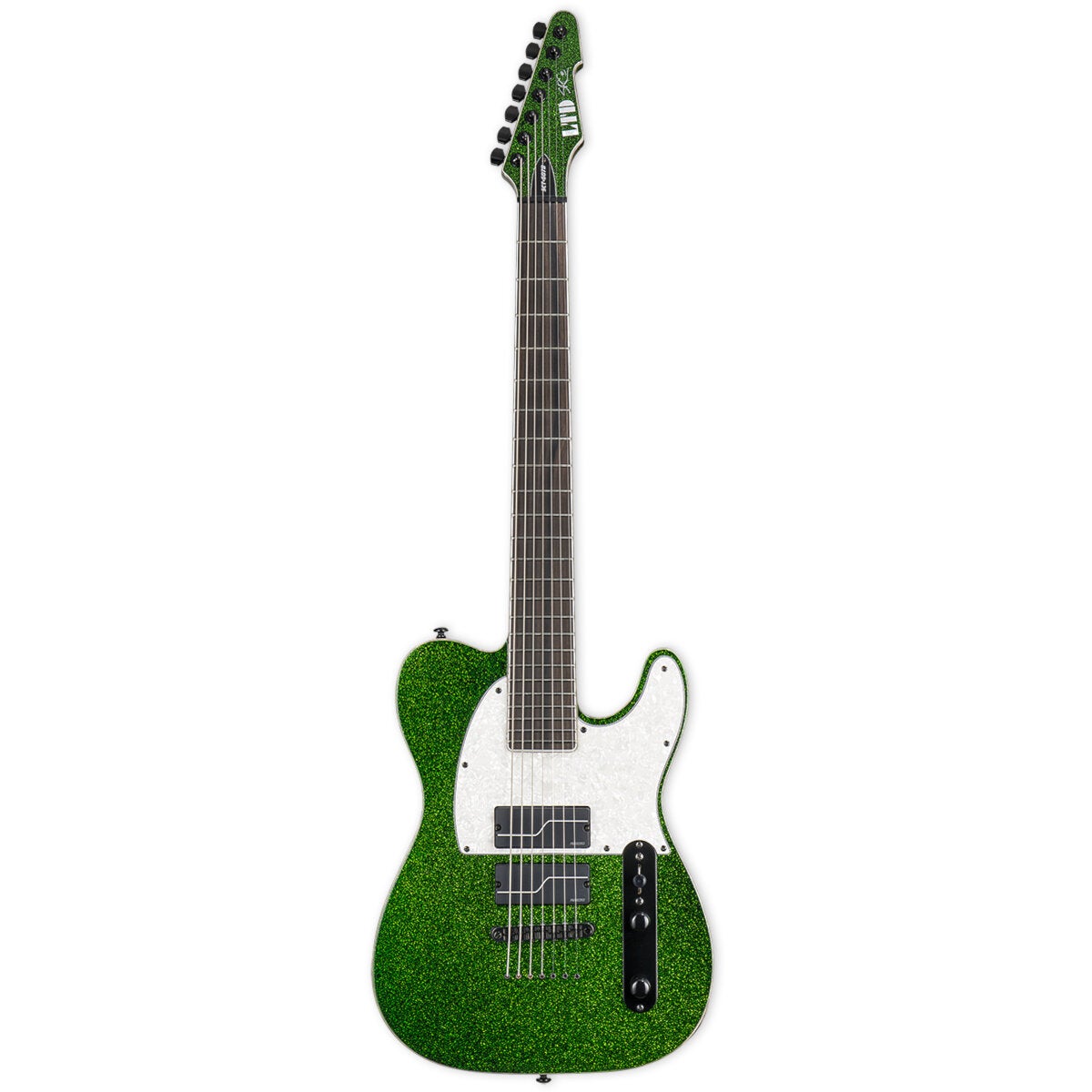 ESP LTD SCT-607 Baritone Green Sparkle Stephen Carpenter Signature 7-String Electric Guitar with Case ESP LTD SCT-607 Baritone Green Sparkle Stephen Carpenter Signature 7-String Electric Guitar with Case von ESP LTD
