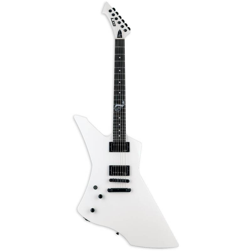 ESP LTD Snakebyte LH Snow White James Hetfield Signature Left-Handed Electric Guitar with Case von ESP LTD