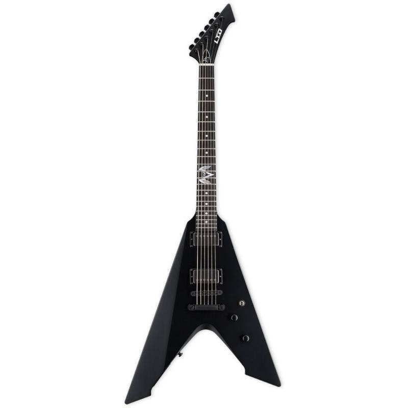 ESP LTD Vulture James Hetfield Signature Black Satin Electric Guitar with Case von ESP LTD