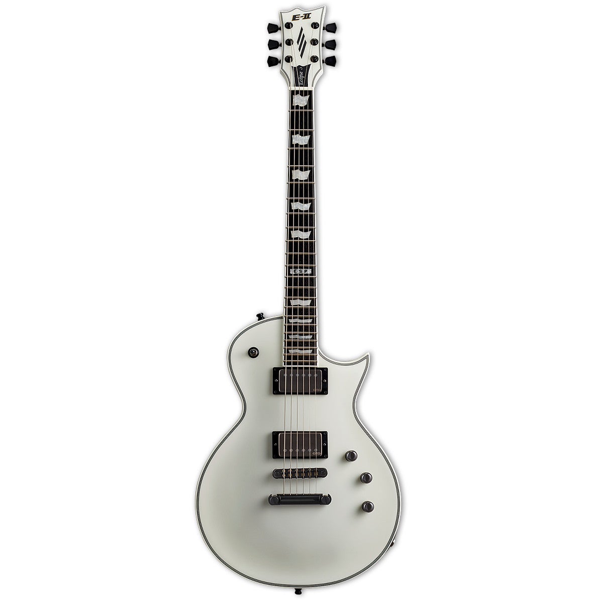 ESP E-II Eclipse Snow White Satin with case ESP E-II Eclipse Snow White Satin with case von ESP