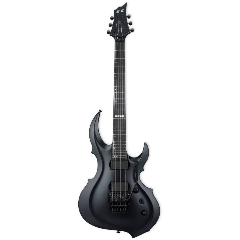 ESP E-II FRX Black Satin Electric Guitar with Case von ESP