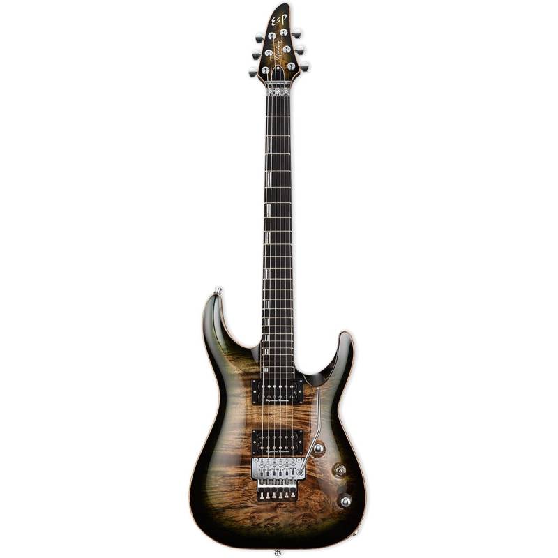 ESP Original Series Horizon FR CTM See Thru Black Burst with Case von ESP
