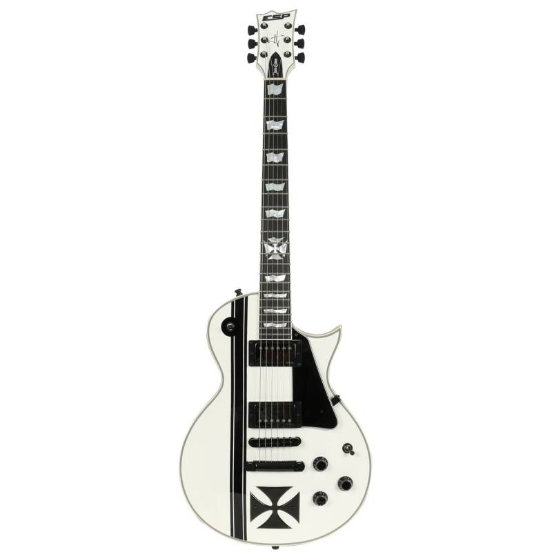ESP Signature Series James Hetfield Iron Cross Snow White E-Gitarre von ESP