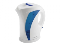 Esperanza EKK018B, 1,7 l, 2200 W, Blau, Weiß, Kunststoff, Edelstahl, Wasserstandsanzeige, Drahtlos Esperanza EKK018B, 1,7 l, 2200 W, Blau, Weiß, Kunststoff, Edelstahl, Wasserstandsanzeige, Drahtlos von ESPERANZA