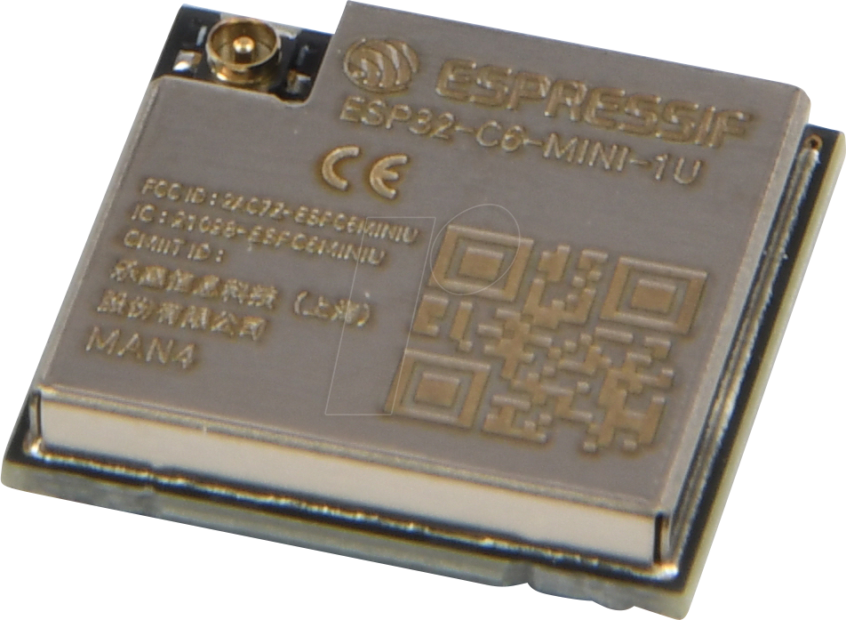 ESP32-C6MINI1UN4 - WiFi-Modul 802.11 2,4GHz, 150Mb/s von ESPRESSIF SYSTEMS