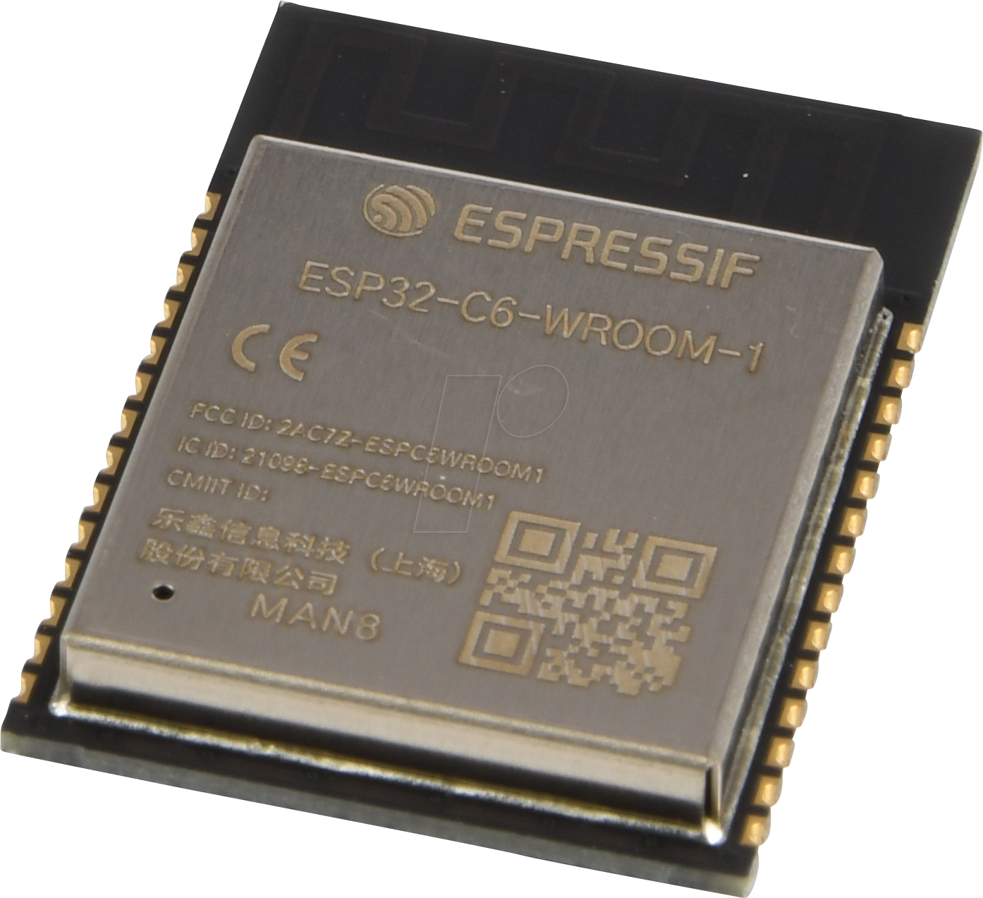 ESP32-C6WROOM1N8 - WiFi-Modul 802.11 2,4GHz, 150Mb/s von ESPRESSIF SYSTEMS