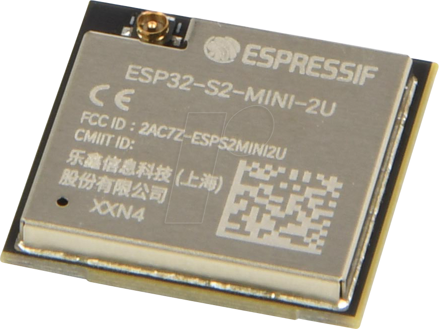 ESP32S2MINI2N4R2 - WiFi-Modul 802.11 2,4-2,5GHz, 150Mb/s von ESPRESSIF SYSTEMS