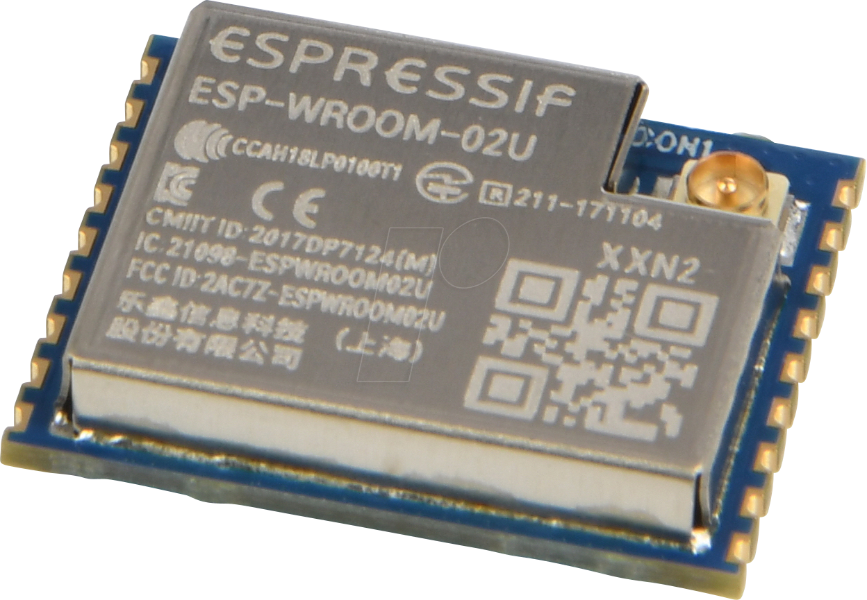 ESPWROOM02UN2 - WiFi-Modul 802.11 2,4-2,5GHz, 72,2Mb/s von ESPRESSIF SYSTEMS