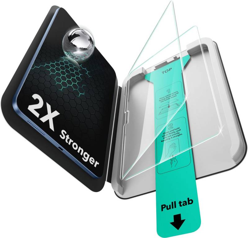 ESR Displayschutzglas Tempered-Glass Displayschutz für Apple iPad 11" (2025) / iPad 10,9" (2022), 2 Stück, 2er Pack, wasserabweisend, Kratzfest von ESR
