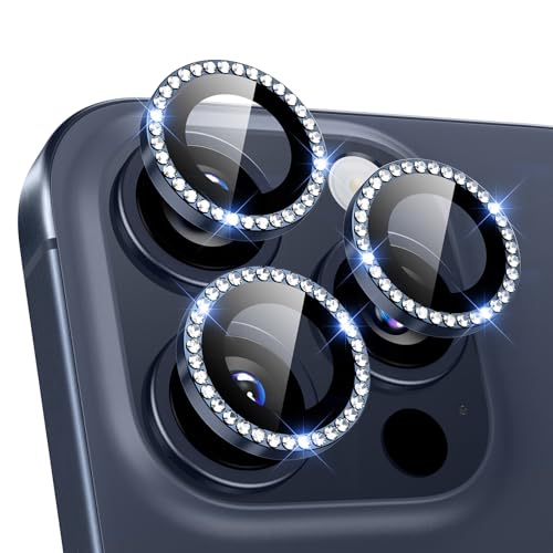 ESR Kamera Schutz für iPhone 15 Pro Max/15 Pro/14 Pro Max/14 Pro,Armorite Einzel Linsen Schutzfolien, kratzfestes, ultradünnes gehärtetes Glas mit Aluminiumkante, Armorite-Serie, 2 Stück, Blau Glitzer ESR Kamera Schutz für iPhone 15 Pro Max/15 Pro/14 Pro Max/14 Pro,Armorite Einzel Linsen Schutzfolien, kratzfestes, ultradünnes gehärtetes Glas mit Aluminiumkante, Armorite-Serie, 2 Stück, Blau Glitzer von ESR