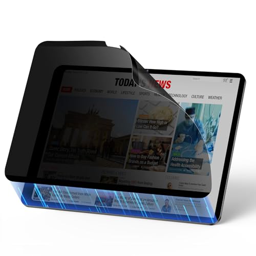 ESR Schutzfolie für iPad Air 11 Zoll M3/M2 (7./6. Generation, 2025/2024), Abnehmbare Magnetische Sichtschutzfolie mit 30 Grad Anti Spionage Sichtschutzfilter, Abnehmbar und Wiederverwendbar, Matte von ESR