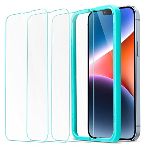 ESR für iPhone 14 Plus und iPhone 13 Pro Max für Panzerglas, 3 Stück, Schutzfolie praktischer Ausrichtrahmen, Militärnorm Schutz, sehr robust, kratzfest ESR für iPhone 14 Plus und iPhone 13 Pro Max für Panzerglas, 3 Stück, Schutzfolie praktischer Ausrichtrahmen, Militärnorm Schutz, sehr robust, kratzfest von ESR