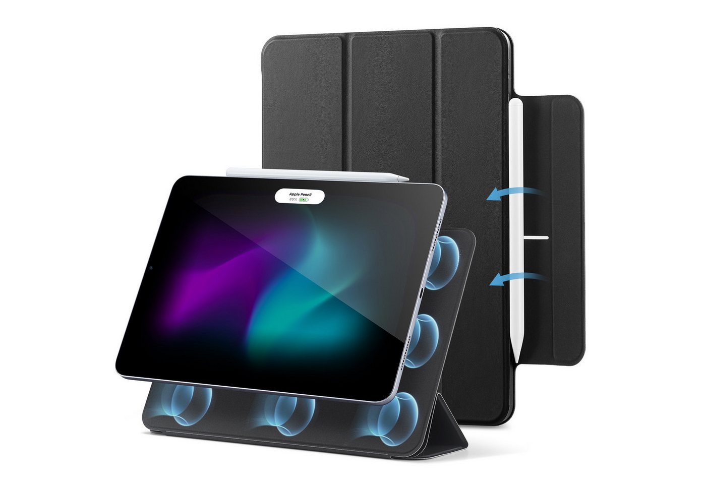 ESR Tablet-Hülle iPad Air 13 (M2 - 2024) Rebound Magnetic Case 33 cm (13 Zoll), starker Magnetverschluss, Kratzfest von ESR