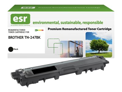 ESR cartr Brother TN-247BK blk reman 3k von ESR