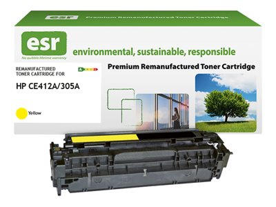 ESR cartr HP CE412A ylw reman 2.6k von ESR